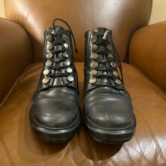 Aquatalia black Combat boots Size 8 - Picture 6 of 9